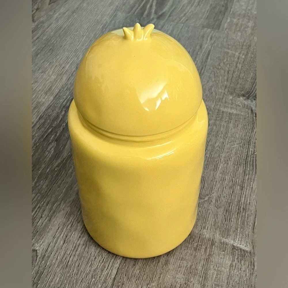 Rae Dunn Yellow Tweet Jar Canister Easter